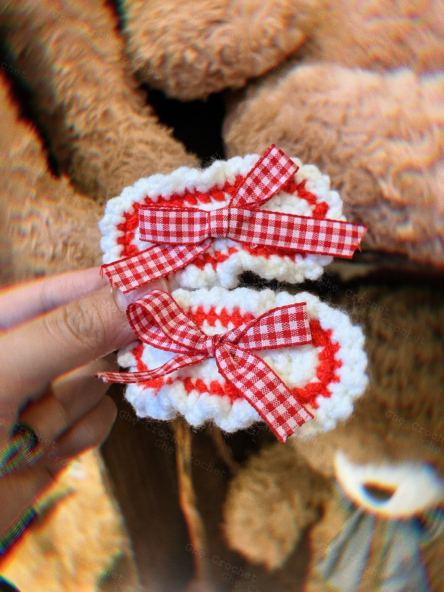 Kẹp tóc Nơ Đỏ