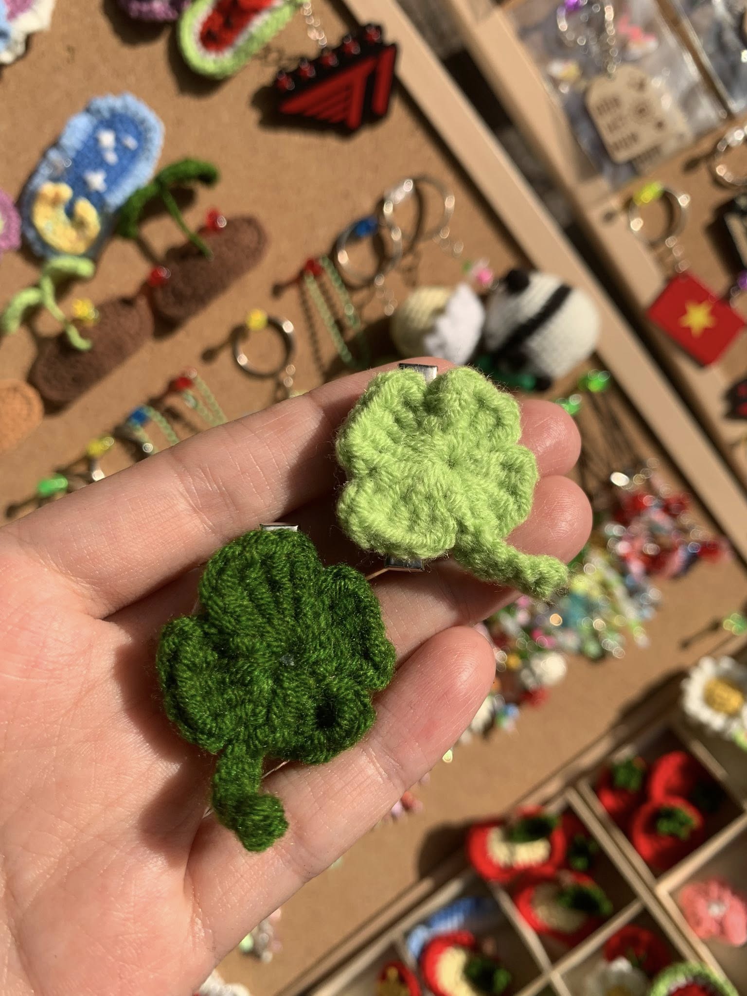 Kẹp tốc cỏ 4 lá Mini