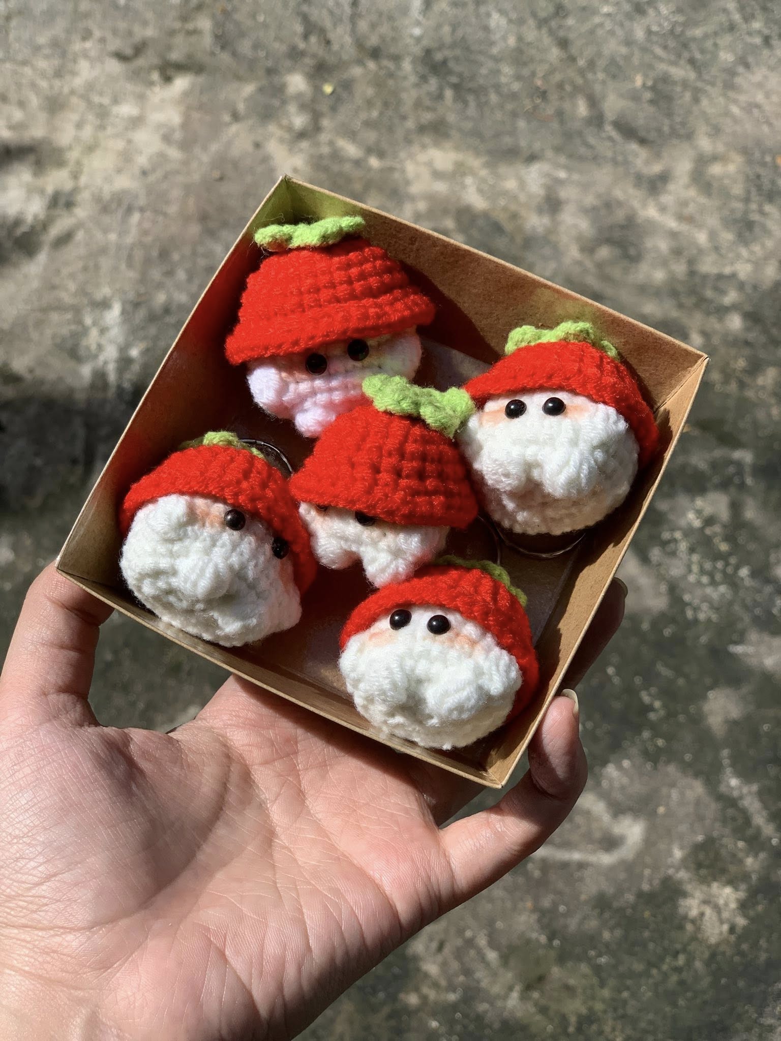 Móc khóa Nấm Cà Chua