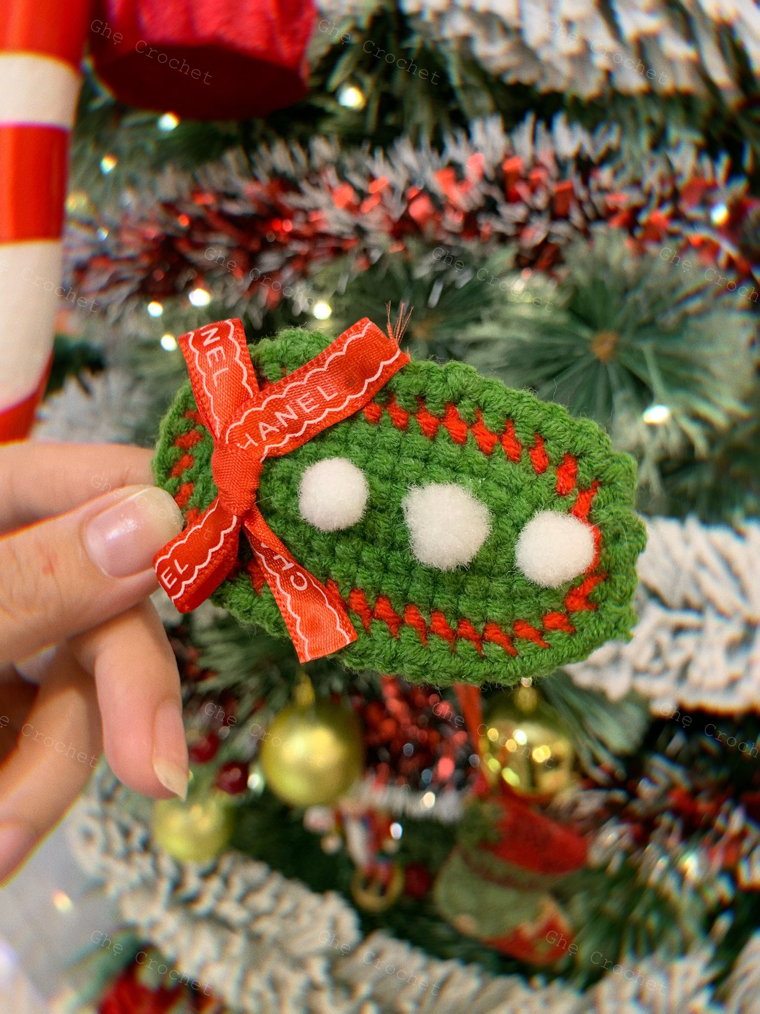 Kẹp tóc Xanh Noel