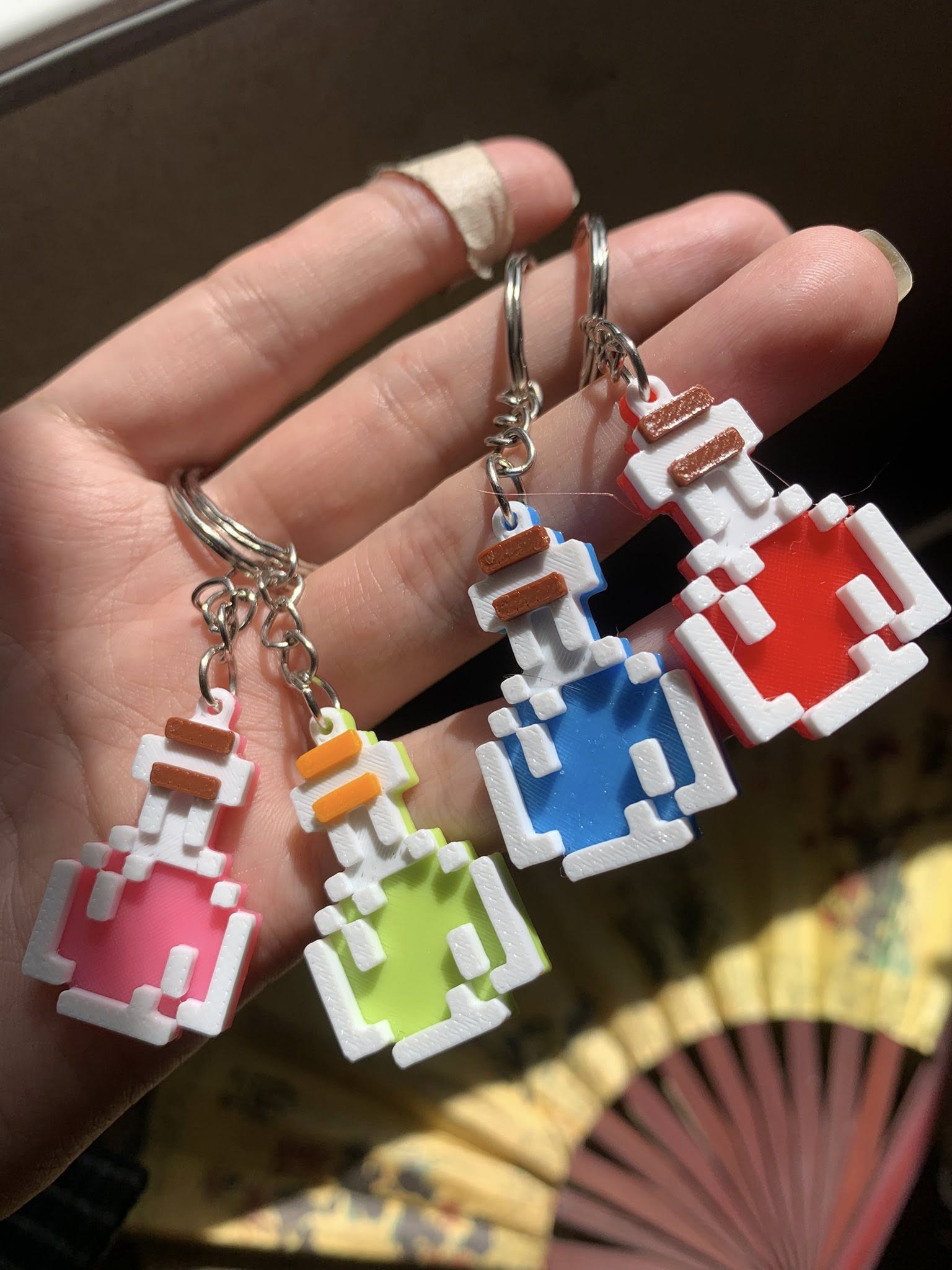 Móc Khóa Minecraft Bình Nước Thuốc